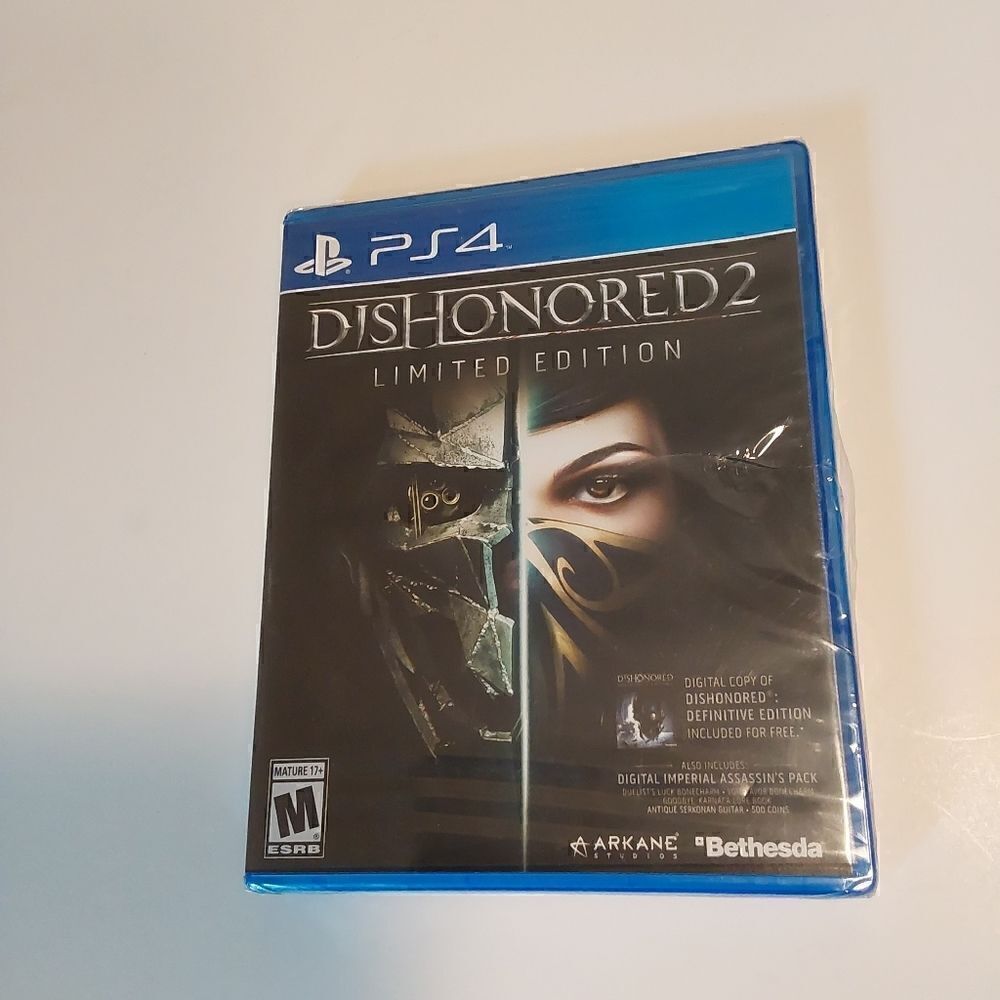 PS4 Dishonored Limited Edition New, still sealed